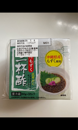 カネリョウ 味付けもずく三杯酢角タイプ 60gX3