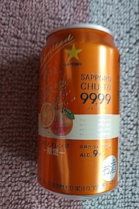 サッポロ　９９．９９クリアオレンジ　缶　３５０ｍｌの商品写真