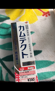 カムテクト ホワイトニング 105gの商品写真