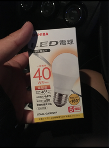 ＮＶＣ　ＬＥＤ電球広配光　電球色ＬＤＡ４Ｌ−Ｇ／Ｋのレビュー画像