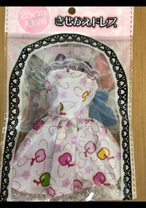 ヒロイチ　２８ＣＭ人形用きせかえドレス　１Ｐのレビュー画像
