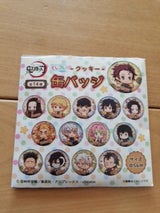 鬼滅の刃 とじコレ3クッキー 缶バッジ 単品