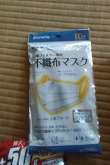 3層フィルター 不織布マスク 大人用 10P