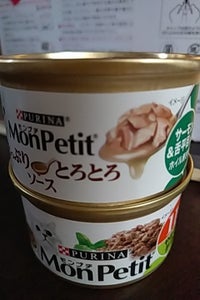 モンプチ缶とろとろソースサーモン＆舌平目入り８５ｇの商品写真