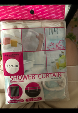 セイワ フラワー柄シャワーカーテン 175×130