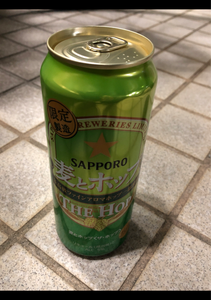 サッポロ　麦とホップＴＨＥ　ＨＯＰ　缶　５００ｍｌの商品写真