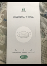 使い捨て不織布3層マスク 20枚