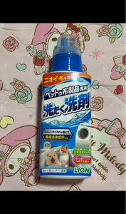 ライオン商事　ペットの布製品専用　洗剤　４００ｇのレビュー画像