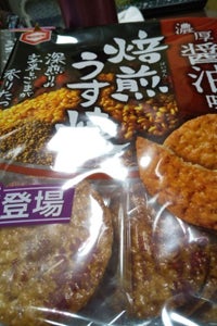 亀田製菓　焙煎うす焼濃厚醤油味　１６枚の商品写真