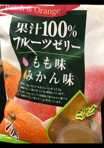 ママ果汁１００％フルーツゼリーももみかん２４ｇ×７の商品写真