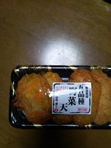 藤七 厳選素材五品種野菜天 4枚