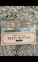 ミニガラスボトルコルク栓 2P