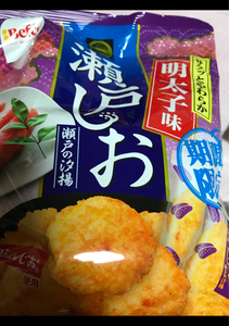 栗山米菓　瀬戸の汐揚明太子味　８３ｇの商品写真