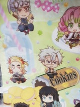 鬼滅の刃 とじコレ3クッキー クリアファイル B