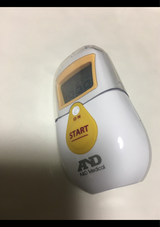 A&D 非接触体温計 でこピッと イエロー