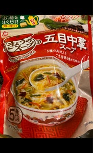 アマノ　きょうのスープ五目中華スープ５食　３５ｇのレビュー画像