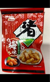 栗山米菓 渚あられ梅味 92g