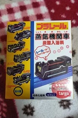 プラレール SL蒸気機関車 炭酸入浴料 6個1セット ももの香り レールつき機関車