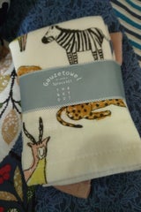 サファリ&無地 ガーゼタオル GHR7702