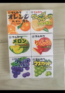 丸川製菓　フルーツ６　マーブルガム　４粒×６箱のレビュー画像