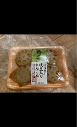 川上食品 惣菜 枝豆入りれんこん 4枚