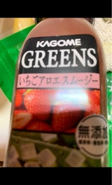 カゴメGREENSいちごアロエスムージー210ml