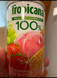 トロピカーナ１００％フルーツブレンド缶　１６０ｇの商品写真