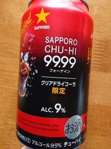 サッポロ　９９．９９クリアＤコーラ　缶　３５０ｍｌの商品写真