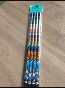 かきかた鉛筆２Ｂ　４Ｐ　ポケモンの商品写真