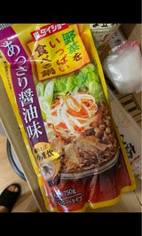 ダイショー 野菜を食べる鍋あっさり醤油味 750g