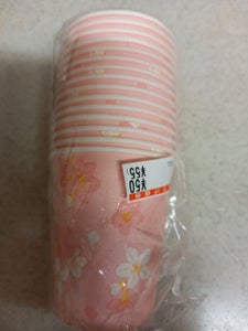 ペーパーカップ桜２０５ｍｌ　１５Ｐの商品写真