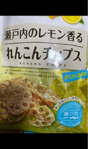 カモ井食品　瀬戸内レモンれんこんチップス小袋３０ｇの商品写真