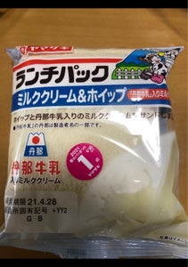 ヤマザキ　ランチパック（ミルククリ−ム＆ホイップ）の商品写真
