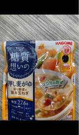 糖質想いの押し麦がゆ彩り野菜と旨み玉ねぎ 250g