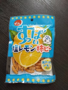 でん六　塩レモン柿ピー　６８ｇの商品写真