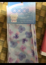 ゴートレイド クールタオル水彩花パステル柄