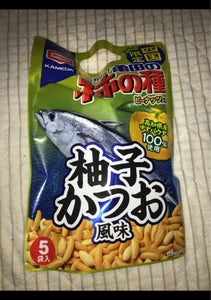 アジカル 四国 柿の種柚子かつお 110gのレビュー画像