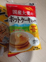 マエダ 国産大麦のホットケーキミックス 400g