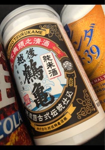 越後鶴亀　純米　アルミ缶　１８０ｍｌの商品写真