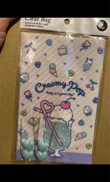 アミファ クリアバッグCポップチャーム付M 4P