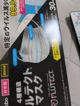 抗ウイルス フルテクトマスク 日本製 ふつうサイズ