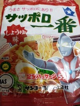 サッポロ一番 しょうゆ味 ウルトラマンP 100g