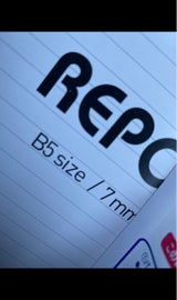 大平 レポート80枚 B5 A罫