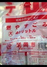 延岡市 燃やすごみ袋 大(40L)