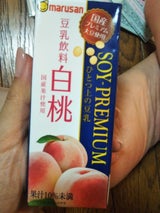 マルサン ひとつ上の豆乳 白桃 パック 200ml