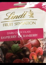 リンツ SFラズベリー&クランベリー 150g