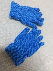 武田コーポレーション　キッズふわふわ手袋杢柄　１双の商品写真