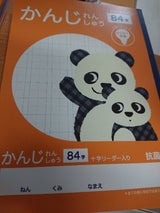 学習帳24枚かんじれんしゅう84字