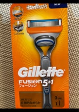 ジレット フュージョン5+1ホルダー替刃2個付