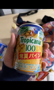 キリン　トロピカーナ１００％常夏パイン缶　２８０ｇのレビュー画像